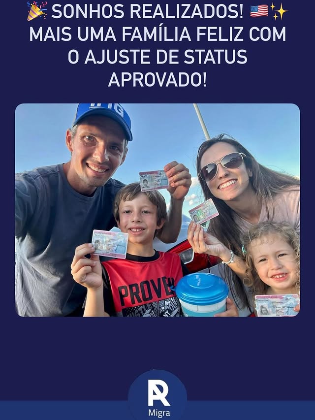 Autorizações de trabalho e viagem aprovadas — mais um passo rumo ao sonho americano.