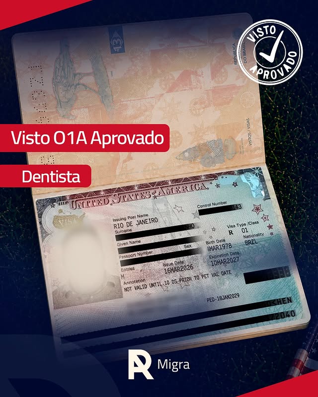 Mais um visto aprovado — estratégia e planejamento em cada detalhe.
