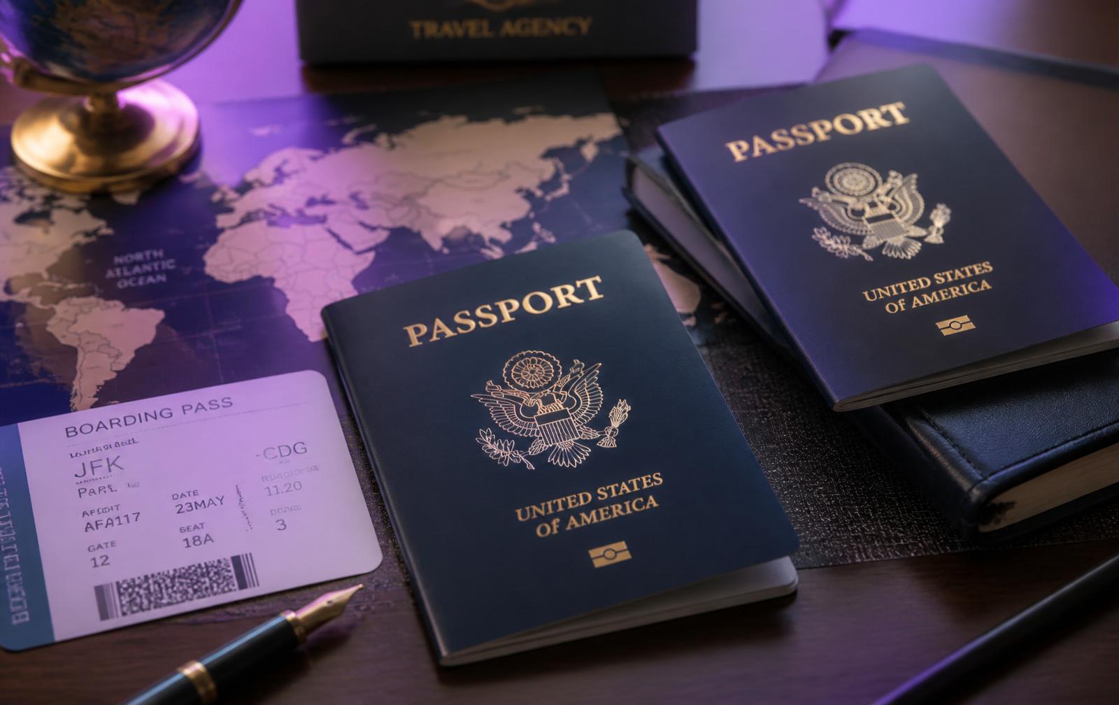 Passaportes e documentos de viagem